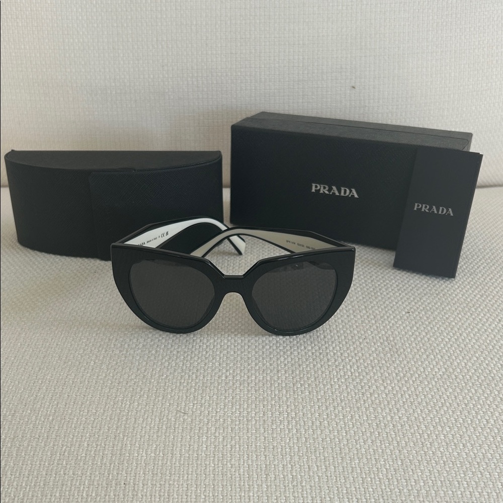 Prada Women's Bold Black Sunglasses